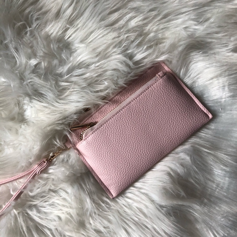 Pink wristlet